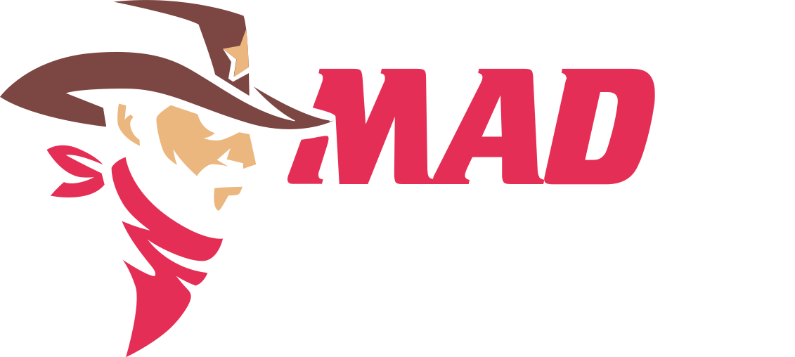 Mad Casino logo with the masked cowboy